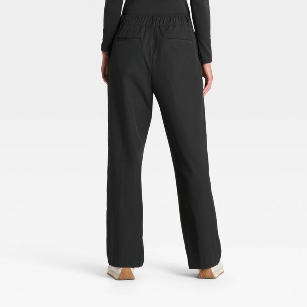 All In Motion - Women's Active Light Woven High-Rise Trouser Pants Black - Picture 2 of 4